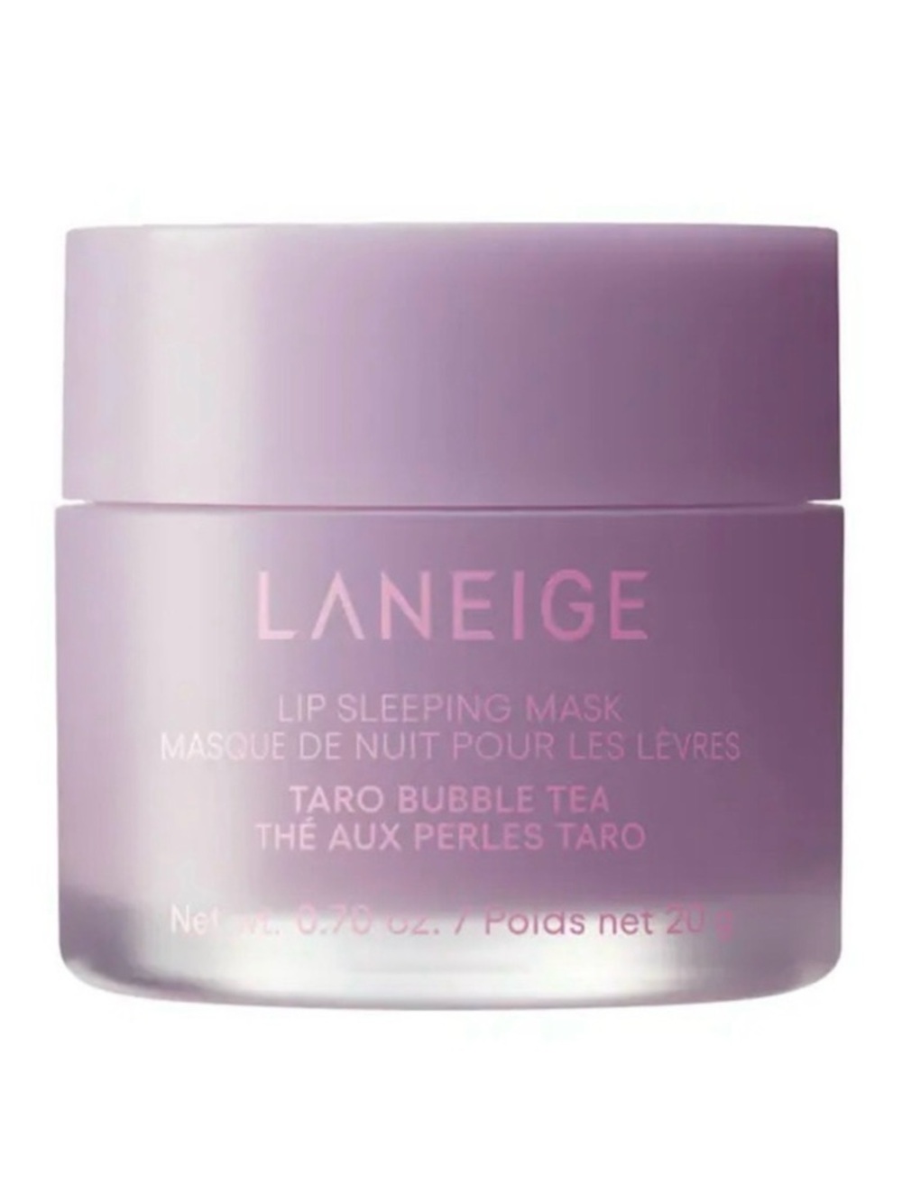 LANEIGE Taro Bubble Tea Lip Sleeping Mask .7oz